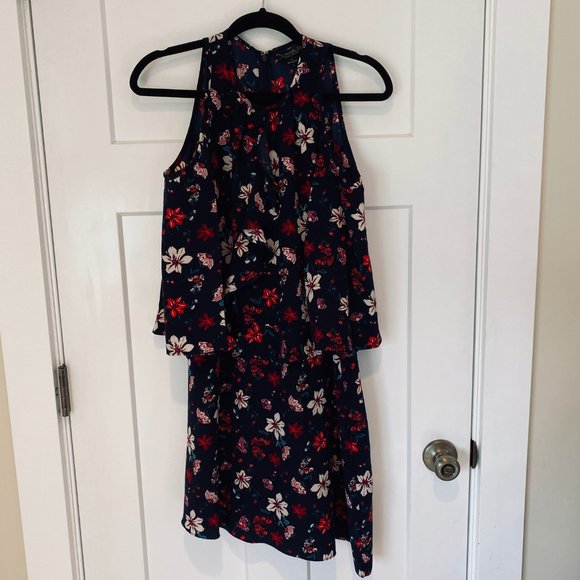 Rachel Zoe Cold Shoulder Floral Dress - Picture 5 of 11